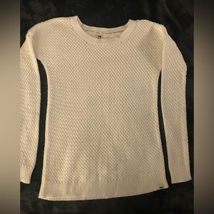 ROXY knit weave pullover sweater long sleeve top-xs